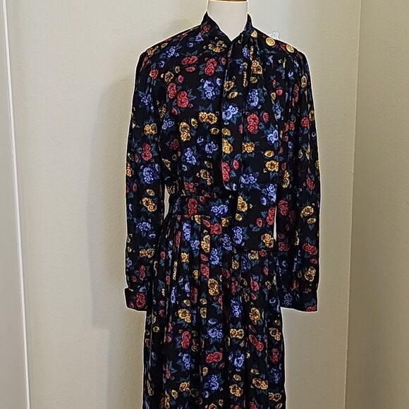 Albert Nipon, Vintage Executive Dress Sz 8 - Picture 1 of 9
